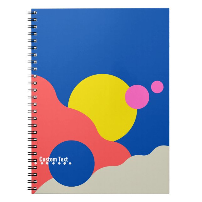 PERSONALIZE: Inspirerad av Bauhaus Notebook Anteckningsbok (Framsidan)