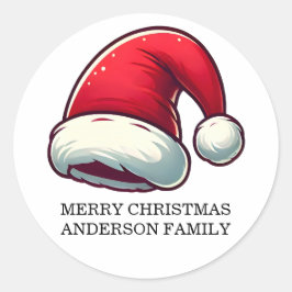 Personalize Jolly Brain Warmer Greeting Card Runt Klistermärke