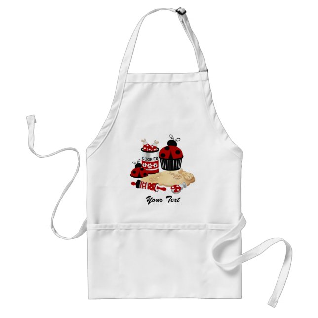 Personalize Ladybug Apron Förkläde (Framsidan)