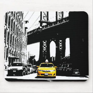 Personalize Nyc New York City Gult Taxi Brooklyn Musmatta