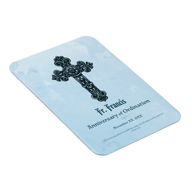 Personalize, Ordination-jubileum Priest, Kor Magnet (Högersidan)