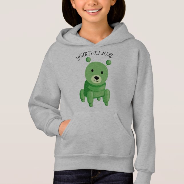 Personalize Robot Puppy Hund T Shirt (Framsida)