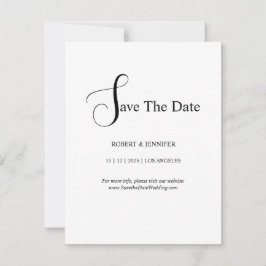 Personalize save the date cards inbjudningar