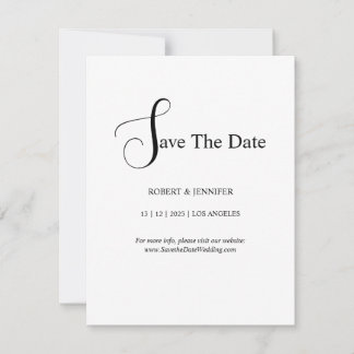 Personalize save the date cards inbjudningar