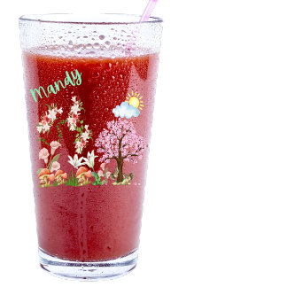 Personalize Sunny Lillies Squirrels play Glaskopp