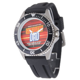 Personalize SuperHero Pappa Armbandsur