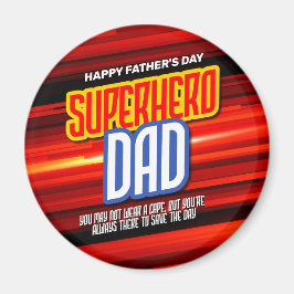 Personalize SuperHero Pappa Magnet