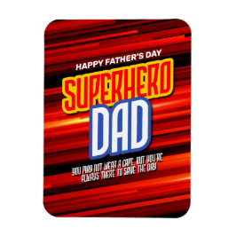 Personalize SuperHero Pappa Magnet