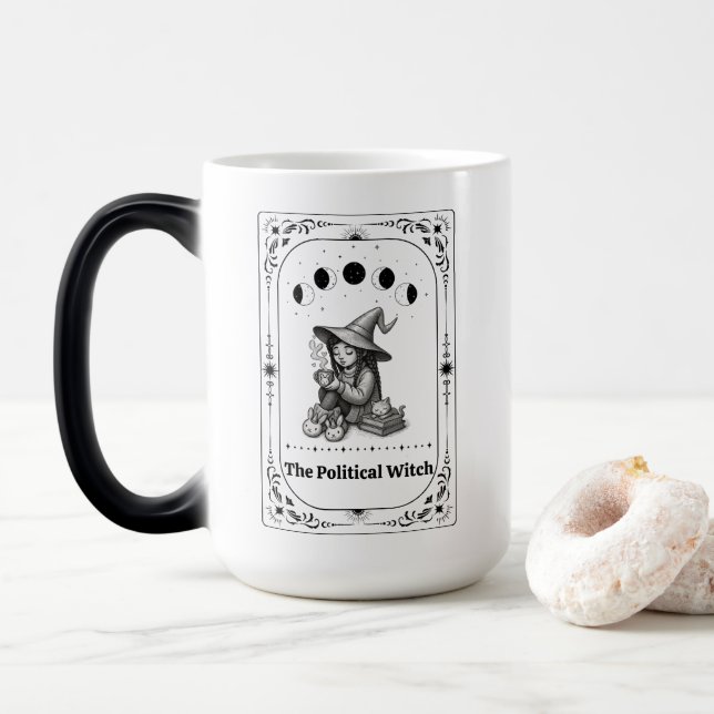 Personalize Tarot Feminist Political Anti Trump Magisk Mugg (Med munk)