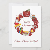 Personalize Teacher God jul
