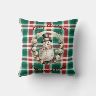 Personalize this Unique Christmas Throw Pillow  Kudde