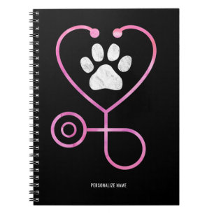 Personalize Veterinarian Vet Tech Veterinary Anteckningsbok