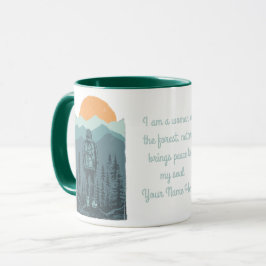 Personalize Wilderness Hiker Woman Mugg