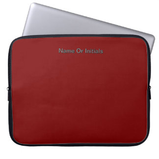 Personalize With Name Dk Red  Laptop Fodral