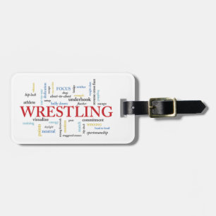 Personalize, Wrestling Coach Tack i Ord Bagagebricka