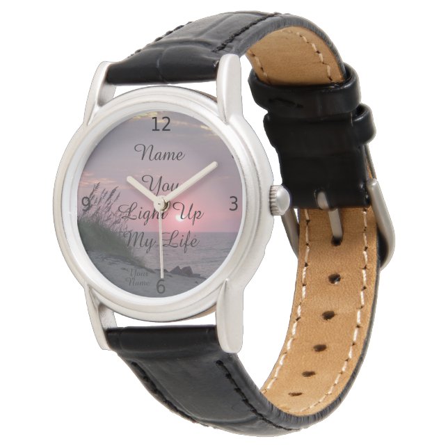 PERSONALIZE WRIST WATCH ARMBANDSUR (Vinklad)