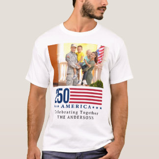 Personalized 250 America Family Reunion Patriotic  T Shirt