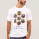 Personalized 7 Photo Collage Family Vacation T Shirt (Framsida)