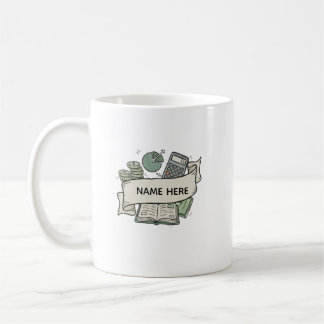 Personalized Accountant Finance Professional Coffe Kaffemugg