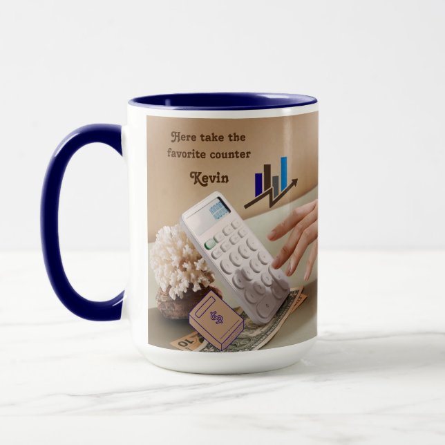 Personalized Accounting Mug Mugg (Vänster)