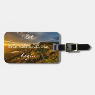 Personalized   adventure   Skottland Bagagebricka