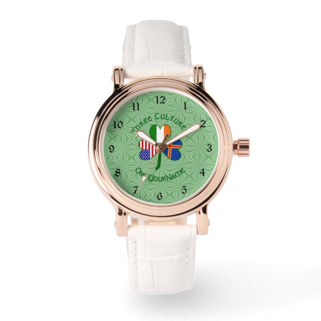 Personalized Åland Islands Ladies Armbandsur (Framsida)