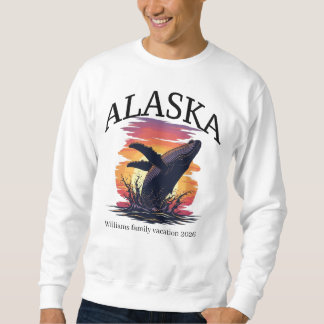 Personalized Alaska family vacation  Lång Ärmad Tröja