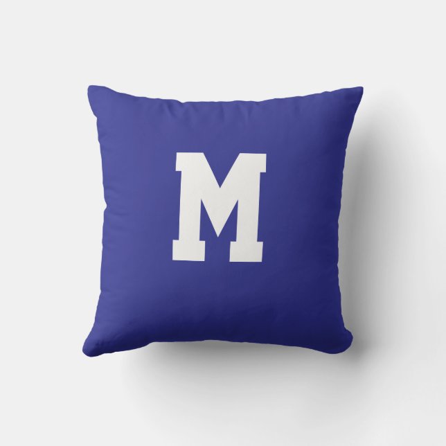Personalized Alphabet  Throw Pillow Kudde (Baksida)