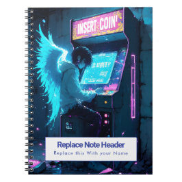 Personalized Anime Themed Notebook Anteckningsbok