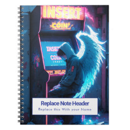 Personalized Anime Themed Notebook Anteckningsbok