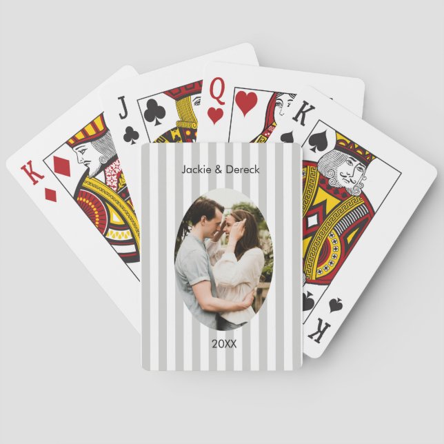 Personalized Anniversary Playing Cards – Custom  Casinokort (Baksidan)