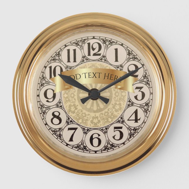 Personalized Anniversary Wall Clock Stor Klocka (Framsida)