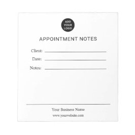 Personalized Appointment Notes Notepad Anteckningsblock