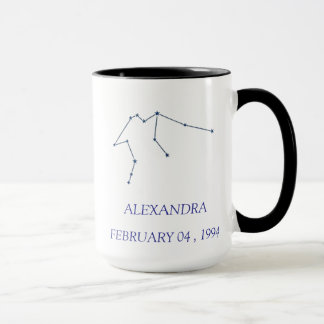 Personalized Aquarius Constellation Mug - Custom S Mugg