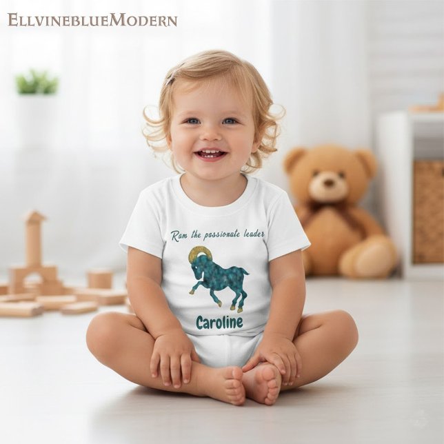 Personalized Aries Zodiac Impressionist Toddler  T Shirt (Skapare uppladdad)