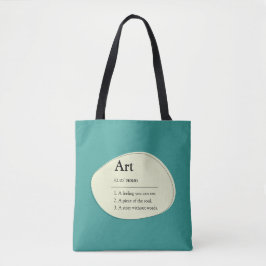 Personalized Art Definition Tote Bag Tygkasse