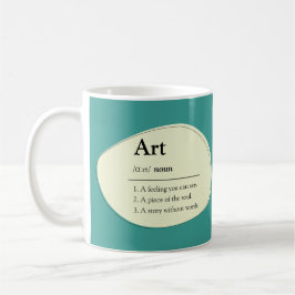 Personalized Art Dictionary Style Coffee Mug Kaffemugg