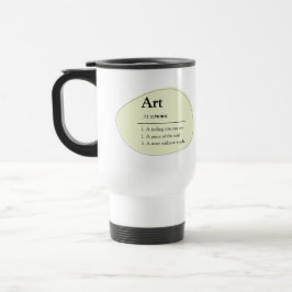 Personalized Art Dictionary Style Travel Mug Resemugg