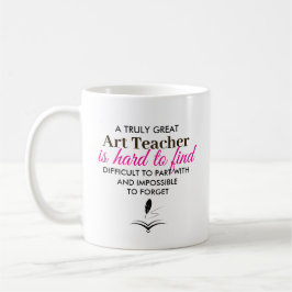 Personalized Art Teacher Appreciation gift Kaffemugg