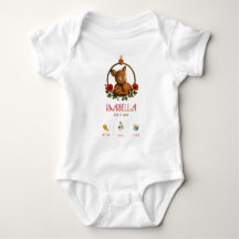 Personalized Baby Bodysuit – Woodland Fawn