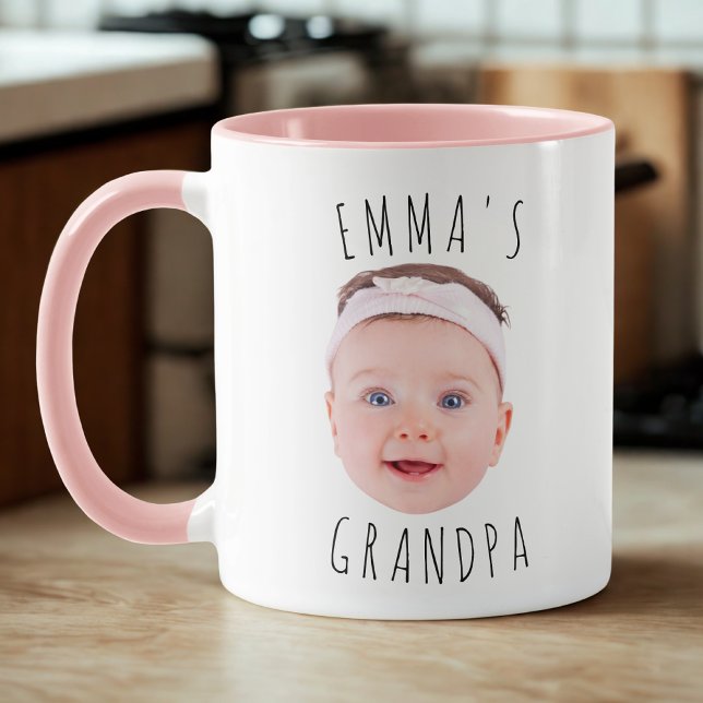 Personalized Baby Face Photo  Mugg (Skapare uppladdad)