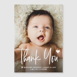 Personalized Baby Photo Thank You newborn 