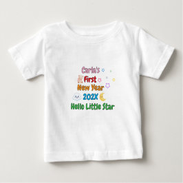 Personalized Baby’s First New Year – Cute Design T Shirt