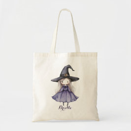 Personalized Baby Witch Trick or Treat Bag Tygkasse