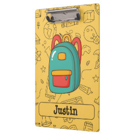 Personalized Back to School Backpack & Doodles