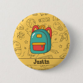 Personalized Back to School Backpack & Doodles Knapp