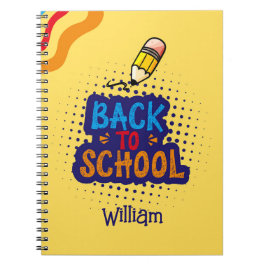 Personalized "Back To School" Fun Doodle Anteckningsbok