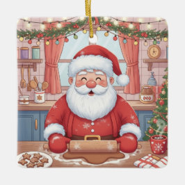 Personalized "Baking Spirits Bright" Christmas Julgransprydnad Keramik