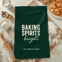 Personalized “Baking Through the Snow” Christmas Kökshandduk