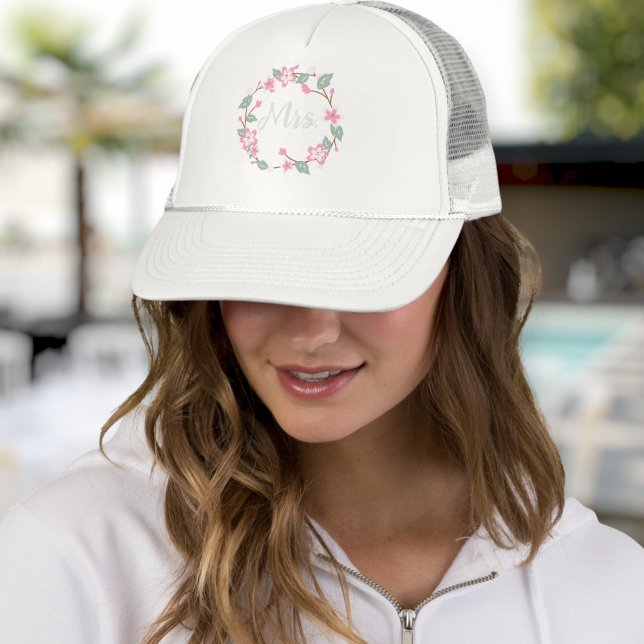 Personalized Baseball Cap - Floral Wreath Design Keps (Skapare uppladdad)